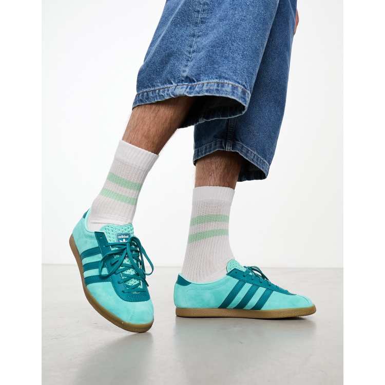 Adidas 2024 turquoise trainers