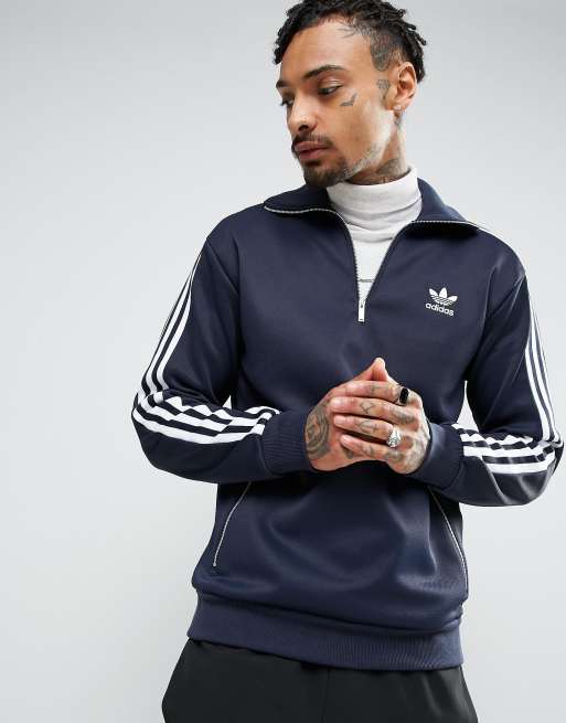 Adidas half zip sales track top