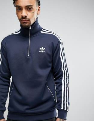 adidas half zip track top