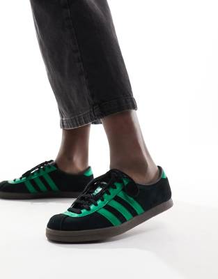 adidas Originals - London - Sneaker in Schwarz und Grün