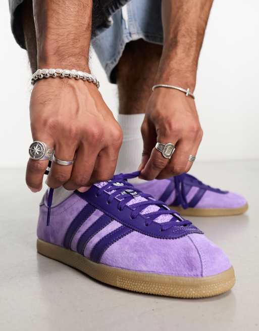adidas Originals - London - Sneakers med gummisål i violet fusion