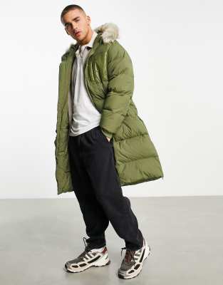 adidas long puffer jacket mens