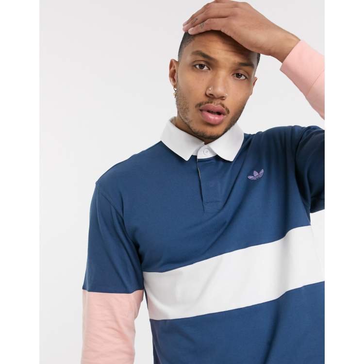 Adidas long deals sleeve polo