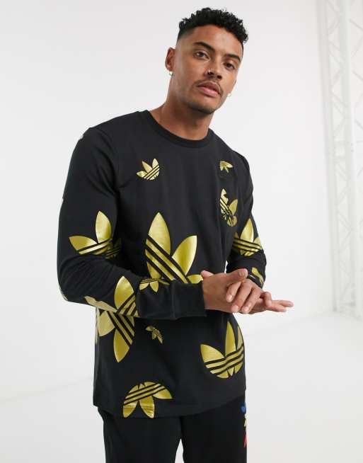 Adidas long sleeve store trefoil