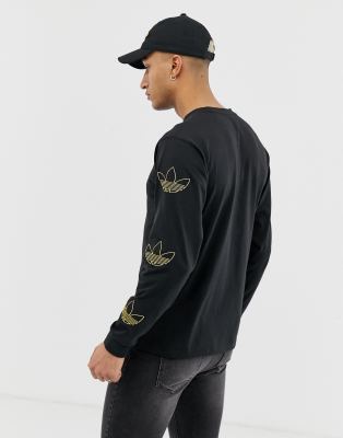 adidas originals arm print sweatshirt