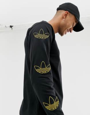 adidas originals arm print sweatshirt