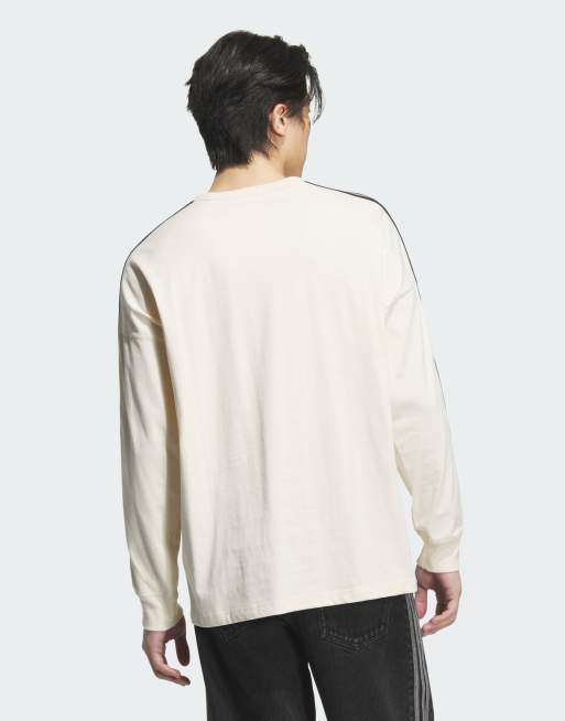 adidas Originals Long sleeve tee in wonder white | ASOS
