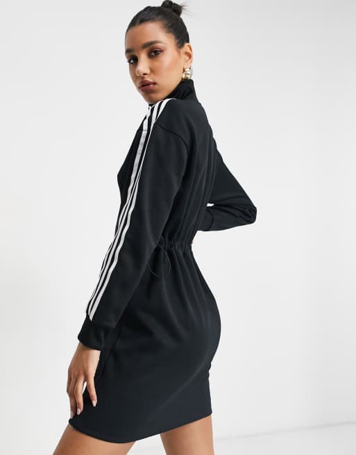 adidas Originals long track top in black ASOS