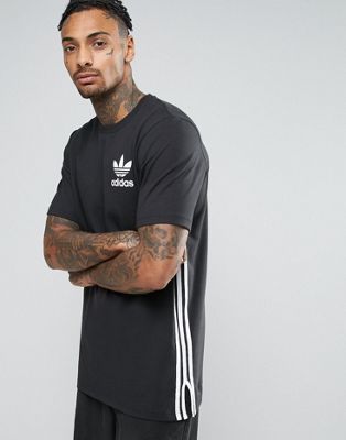 adidas Originals Longline T-Shirt In Black BP8876 | ASOS