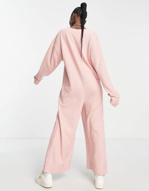 Adidas store jumpsuit pink