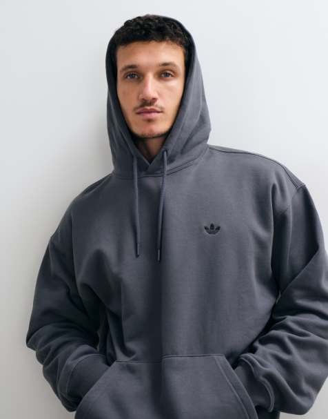 adidas Originals loose hoodie in grey - view 1