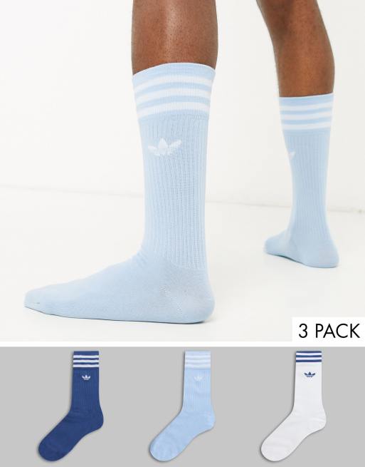 Chaussette adidas bleu best sale