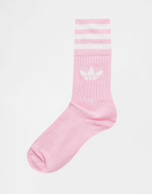 chaussette adidas rose