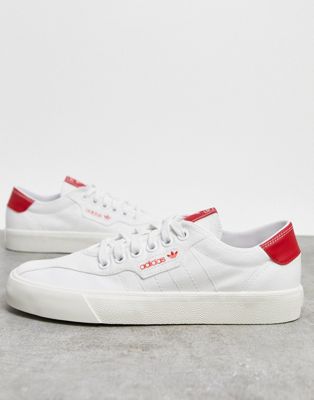 adidas Originals - Love Set Super - Sneakers bianche con inserto rosso sul  tallone | ASOS