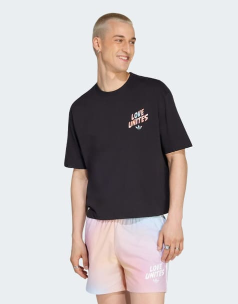 adidas Originals Love unites gfx tee w czerni - view 1