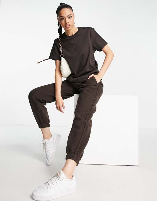 adidas Originals Luxe Joggers da casa marrone scuro ASOS