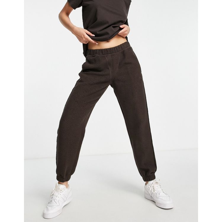  adidas Originals Women's Loungewear Sweatpants, Dark Brown,  Large : Clothing, Shoes & Jewelry