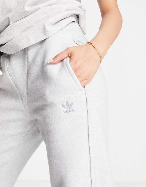 Buy adidas Light Grey Sportswear Essentials Fleece Regular Tapered Joggers  from Next Luxembourg