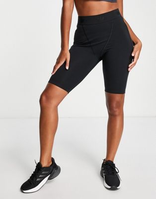 adidas Originals Luxe Lounge legging shorts in black - ASOS Price Checker