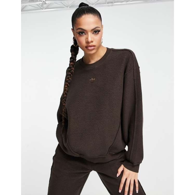 Dark 2025 brown sweatshirt