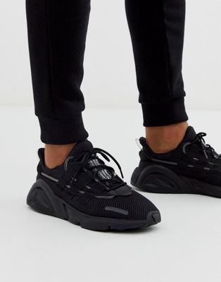 adidas originals lx adiprene sneakers in triple black