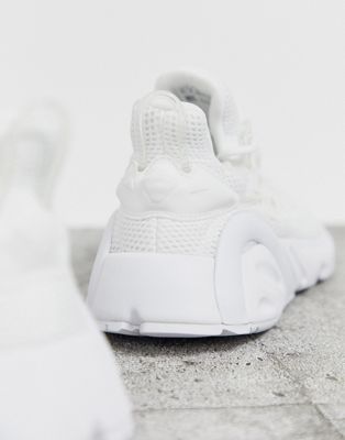 adidas originals lx adiprene sneakers in triple white