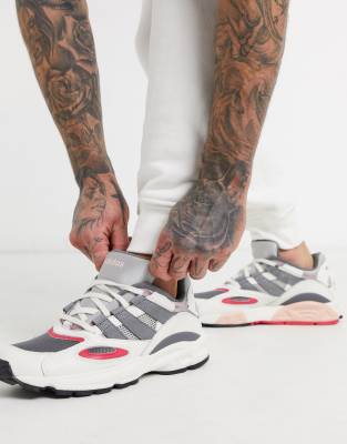 adidas originals lxcon adiprene trainers in triple white