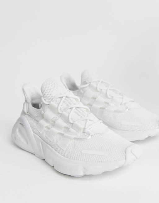 Adidas originals lxcon adiprene trainers in store triple white