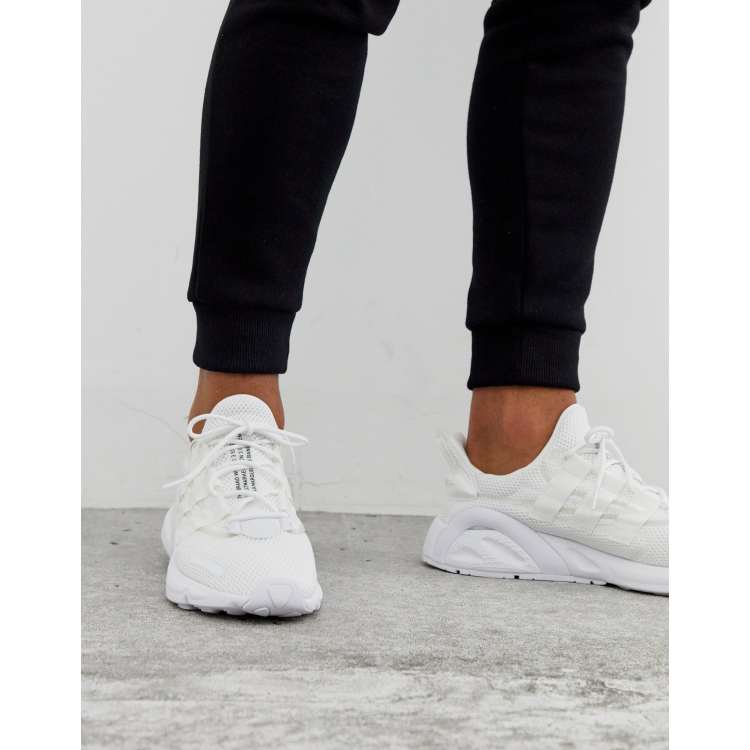 Adidas lxcon white sales on feet