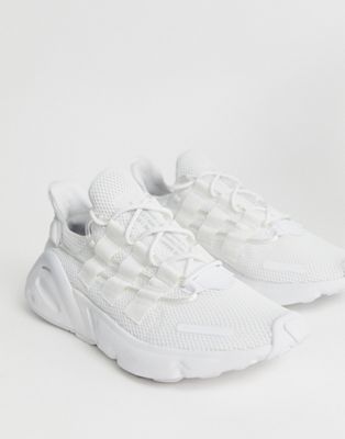 asos white adidas trainers