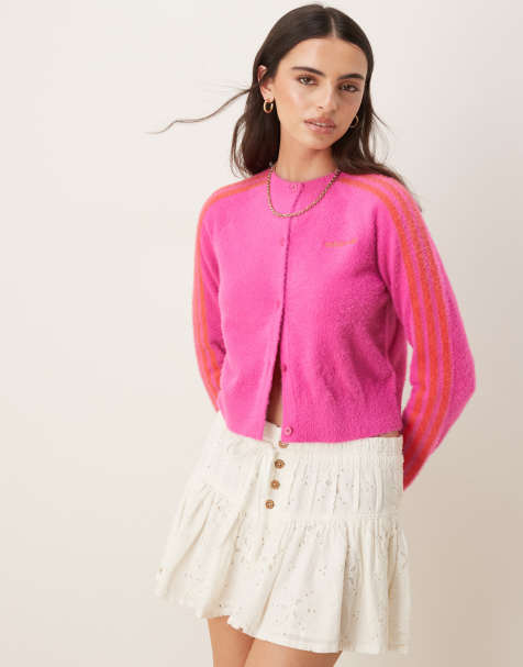 adidas Originals - Lyserød og vamset cardigan - view 1