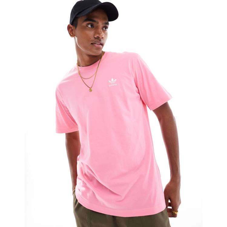 Adidas pink t shirt shop