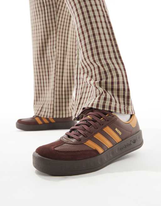 adidas Originals Madrid Sneaker in Rotbraun