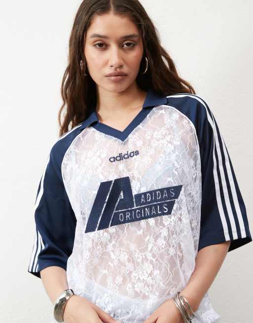 Maglietta Donna Magliette Adidas Argento Adidas Originals Maglia