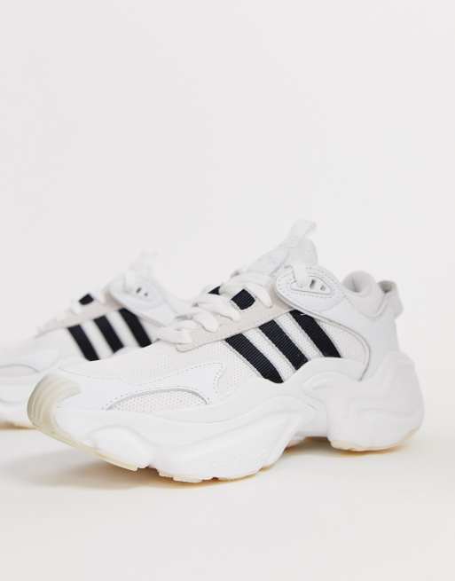 adidas Originals Magmur Runner in white and black