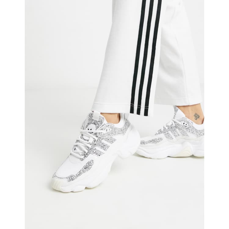 Adidas superstar clearance dames wit glitter