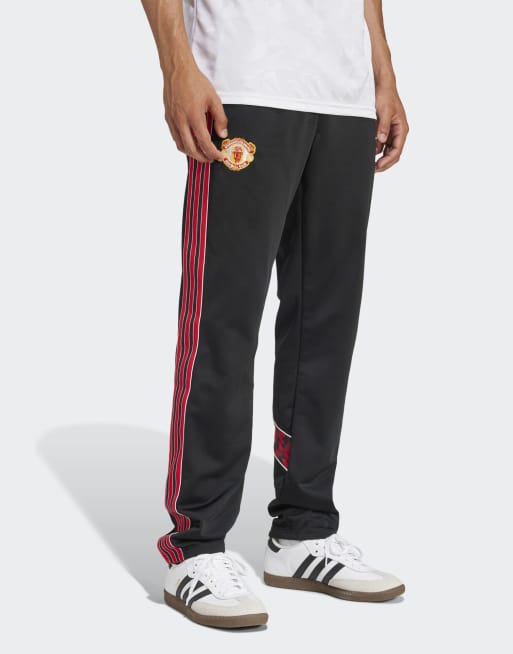 adidas Originals – Manchester United '91 – Trainingshose in Schwarz