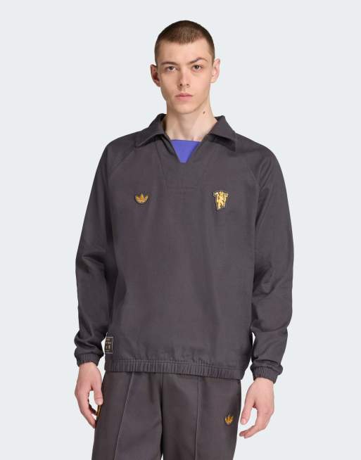 adidas Originals – Manchester United Terrace Icons – Czarny top