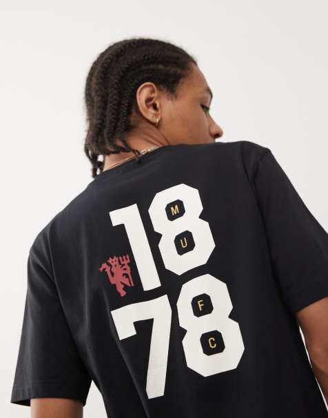 adidas Originals – Manchester United VRCT – T-Shirt in Schwarz - view 1