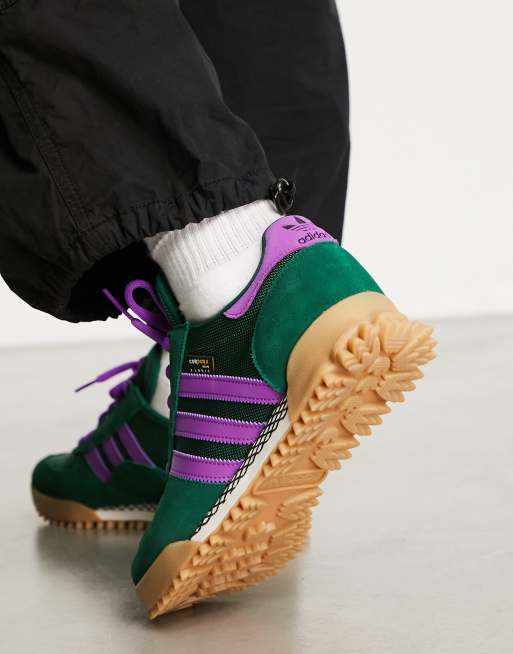 adidas gazelle silver green womens Adidas Temper Run Men's Shoes Shock Purple/Green main image 0