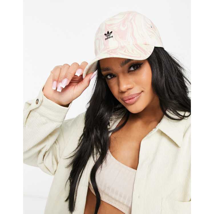 Adidas best sale pink cap