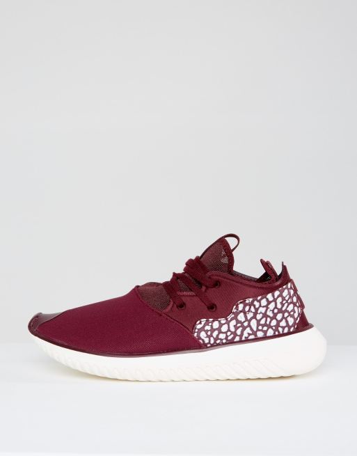 Tubular discount adidas maroon