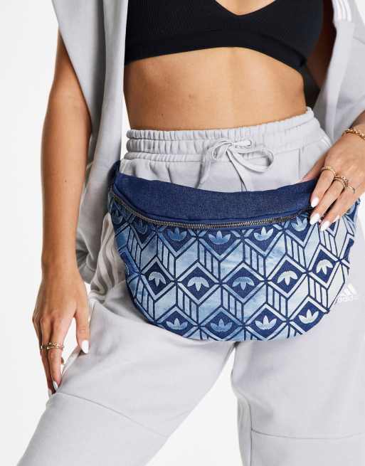 adidas Originals - Marsupio con logo in denim 