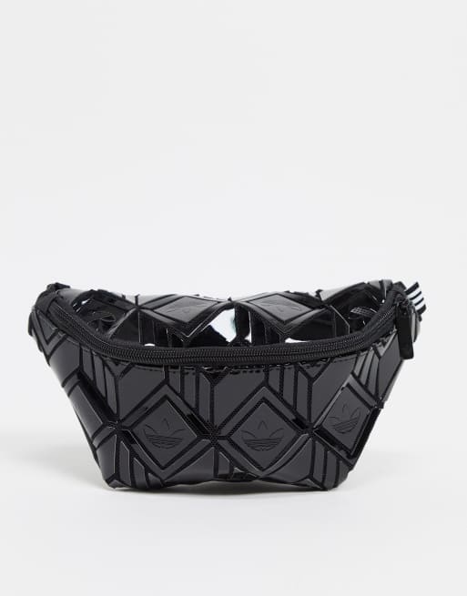 adidas Originals - Marsupio in ecopelle PU 3D, colore nero