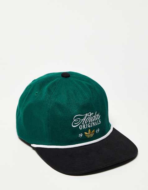 adidas Originals Masterpiece strapback hat in dark green and black - view 1