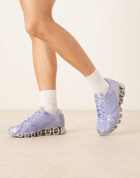 adidas Originals Mega Ghostride trainers in blue - view 1