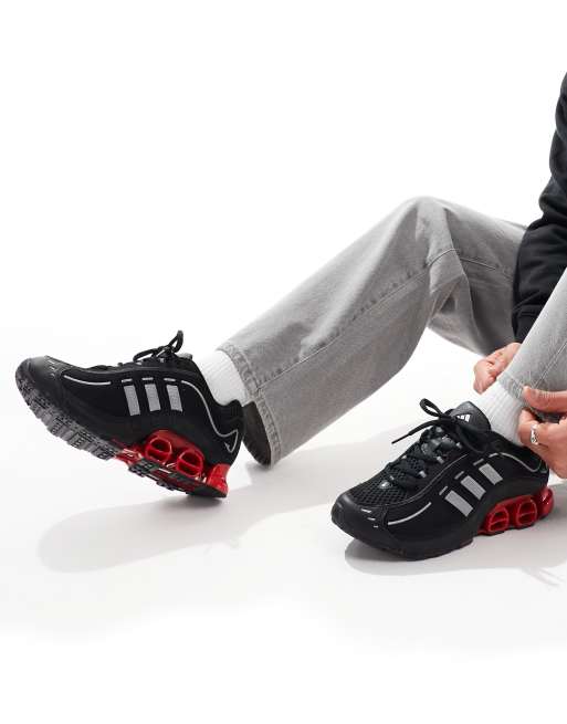 adidas Originals Megaride O1 trainers in black ASOS