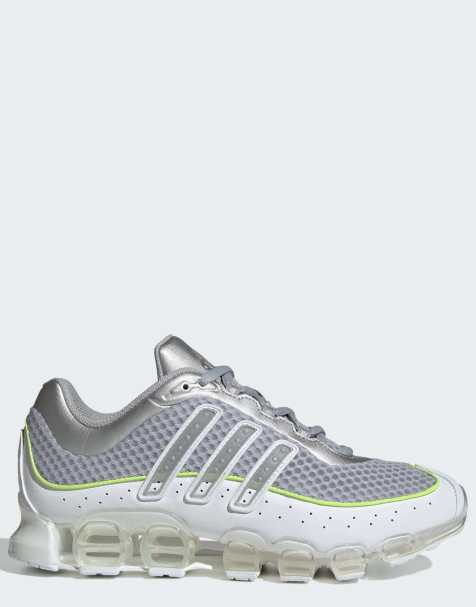 adidas Originals Megaride shoes in silver metallic / cloud white - view 1