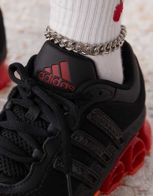 adidas Originals Megaride Sneakers in zwart en rood ASOS