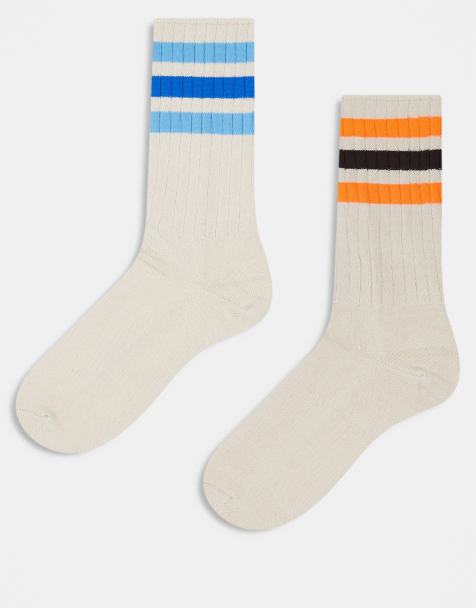 adidas Originals – Mehrfarbige, gerippte Crew-Socken im 2er-Pack - view 1